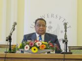 The Sudanese Minister of Foreign Affairs, Ibrahim Ghandour at the University of Warsaw